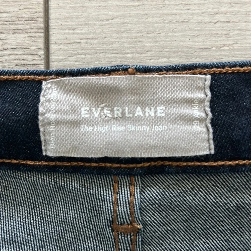Everlane The high rise skinny jean size 29 dark wash